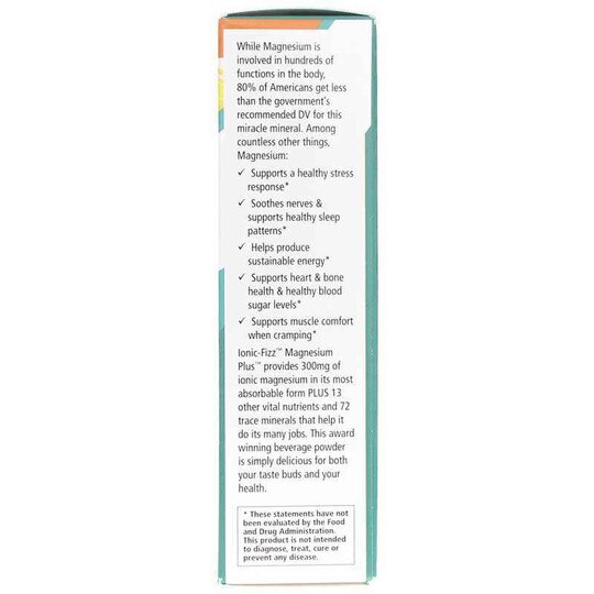 Ionic-Fizz Magnesium Plus Orange Vanilla, PEL